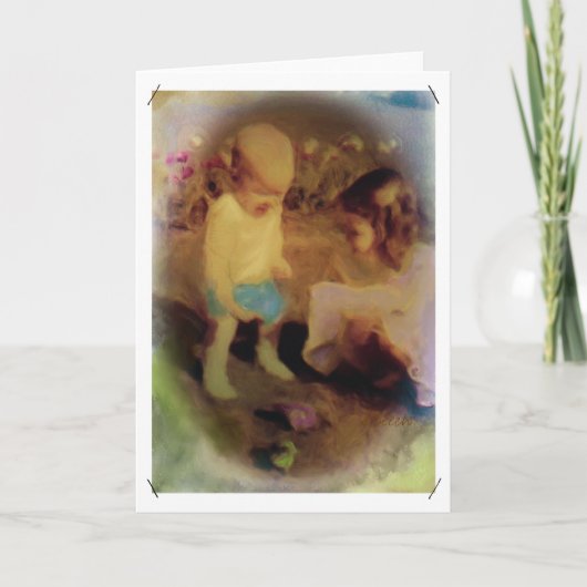 Kinderkarte für Kinder Feiertagskarte (Vorderseite)