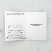 Kinderkarte für Maze Activity - Tierspur Dankeskarte (Innenseite)