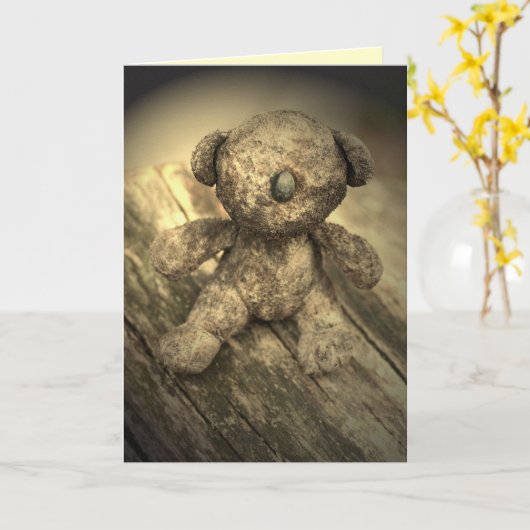 Kinderkarte Karte (Gelbe Blume)