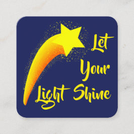 Kinderkarte: Karten mit "Lass your light Shine"