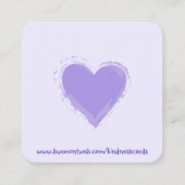 Kinderkarte: Karten "You are love" (Rückseite)