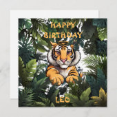 Kinderkarte Personalisiert Einladung (Vorne/Hinten)