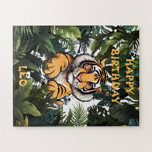 Kinderkarte Personalisiert Puzzle (Horizontal)