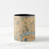 Kinderkarte von London, England Tasse (Zentrum)