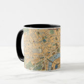 Kinderkarte von London, England Tasse (Vorderseite Links)