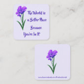 Kinderkarte: "World is a Better Place" Karten (Vorne/Hinten)