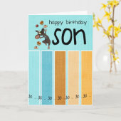 Kinderkarte zum 30. Geburtstag Karte (Gelbe Blume)