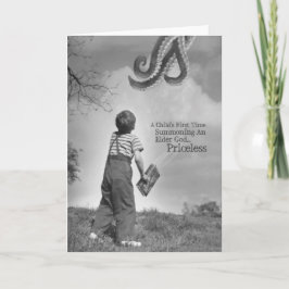 Kinderkarte zum ersten Mal Karte