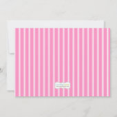 Kinderkatze Geburtstagsparty Einladung (Rückseite)