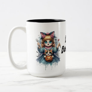 KINDERKINDERKATZLADY ZWEIFARBIGE TASSE
