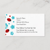 Kinderkindertagesstätten-Visitenkarten Visitenkarte (Rückseite)