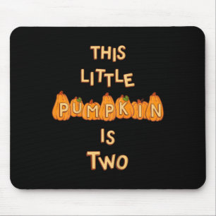Kinderkind's 2. Geburtstag Herbst Pumpkin Thema Pa Mousepad