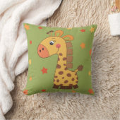 Kinderkissen mit Giraffe & Stars Kissen (Decke)