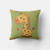 Kinderkissen mit Giraffe & Stars Kissen (Rückseite)