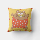 Kinderkissen mit Maus & Sternen Kissen (Rückseite)