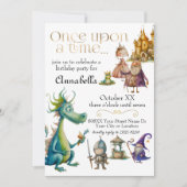 Kinderklassische Märchen Illustrationen Einladung (Vorderseite)