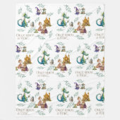 Kinderklassische Märchen Illustrationen Fleecedecke (Vorderseite)