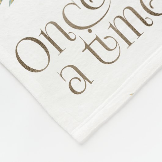 Kinderklassische Märchen Illustrationen Fleecedecke (Ecke)