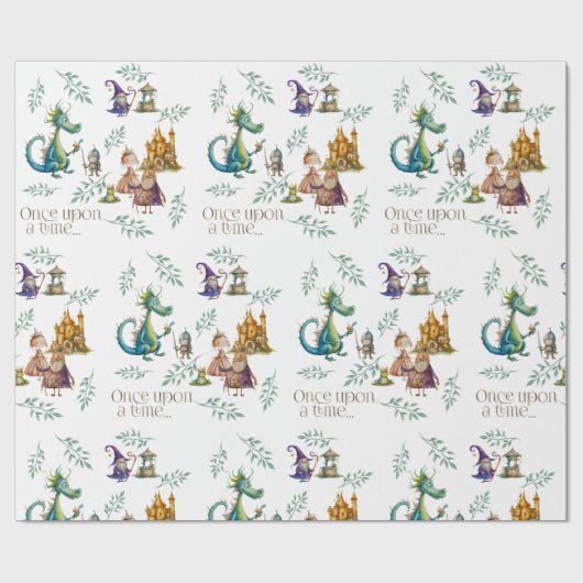 Kinderklassische Märchen Illustrationen Geschenkpapier (Flach)