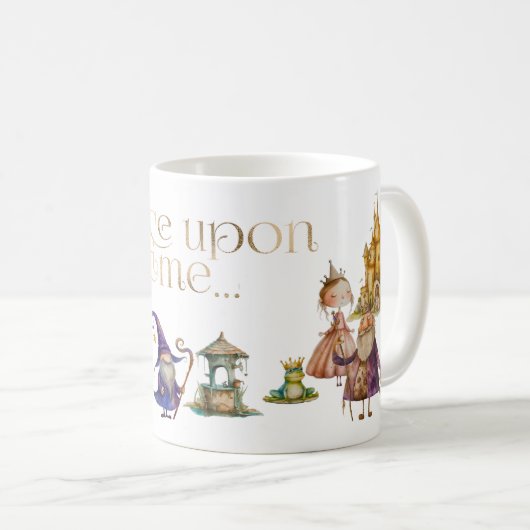Kinderklassische Märchen Illustrationen Kaffeetasse (VorderseiteRechts)