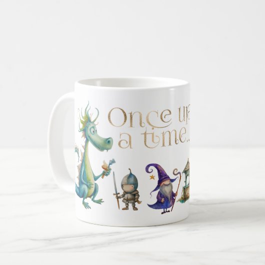 Kinderklassische Märchen Illustrationen Kaffeetasse (Vorderseite Links)