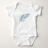 Kinderkleidung Blume liebt Design Baby Strampler (Vorderseite)