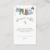 Kinderkleidung für Wasserfarben Kinderdusche Begleitkarte (Vorderseite)