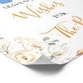 Kinderkleidung Pumpkin Baby Dusche Verließ Ihre Wü Poster (Ecke)