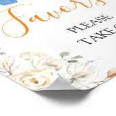 Kinderkleidung Pumpkin Fall Baby Duschfavoriten Poster (Ecke)