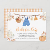Kinderkleidung Pumpkin Fall Babydusche buchen Postkarte (Vorne/Hinten)