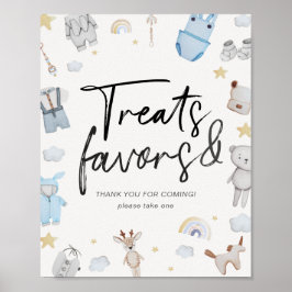 Kinderkleidung Stars Kinderdusche Leckereien & Fav Poster