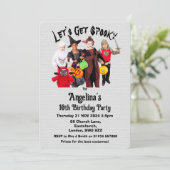 Kinderkostüm Geburtstagseinladungskarte Einladung (Stehend Vorderseite)