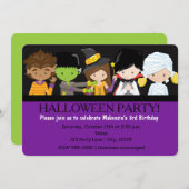Kinderkostüm Geburtstagsparty Einladung (Vorne/Hinten)