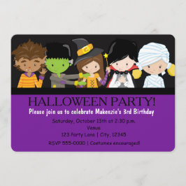 Kinderkostüm Geburtstagsparty Einladung