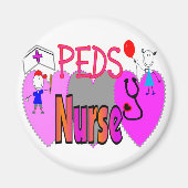 Kinderkrankengeschenke, einzigartige Fun Designs Magnet (Vorne)