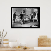 Kinderkrankenhaus in New York 1920 Poster (Küche)