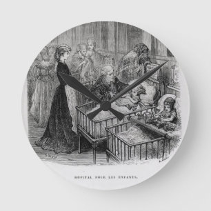 Kinderkrankenhaus "London: Eine Pilgerreise" b Runde Wanduhr