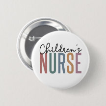 Kinderkrankenhaus | Retro Children's Nursing Butto