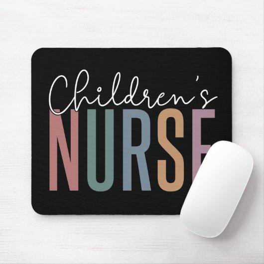 Kinderkrankenhaus | Retro Children's Nursing Mousepad (Mit Mouse)