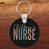 Kinderkrankenhaus | Retro Children's Nursing Schlüsselanhänger (Vorderseite)