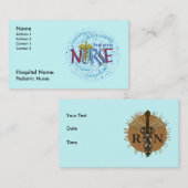 Kinderkrankenmotto Visitenkarte (Vorne/Hinten)