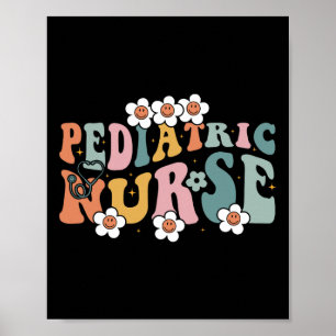 Kinderkrankenpfähler Kindergartenschule Nicu Nurse Poster