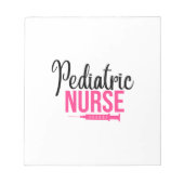 Kinderkrankenpflege Notizblock (Vorderseite)