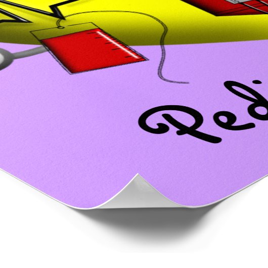 Kinderkrankenposter Poster (Ecke)