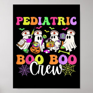 Kinderkrankenschwester Boo-boo-Crew Geist-Krankens Poster