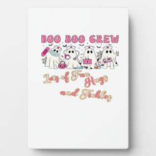 Kinderkrankenschwester Lustiges Halloween-Design E Fotoplatte