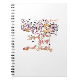 Kinderkrankenschwester Lustiges Halloween-Design E Notizblock