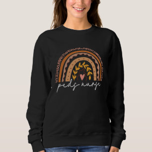 Kinderkrankenschwester PEDS RN Kinderarzt Leopard  Sweatshirt
