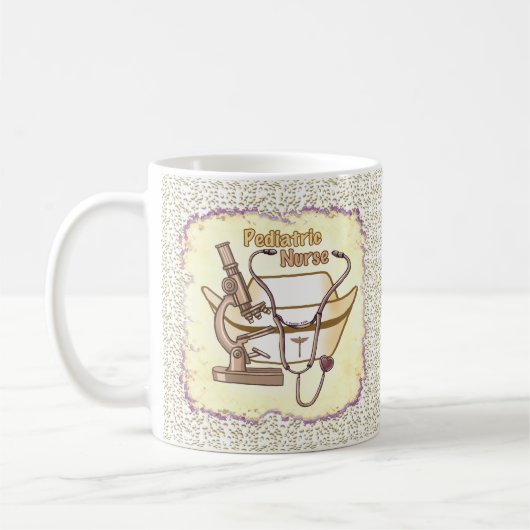 Kinderkrankenschwester Tasse (Links)