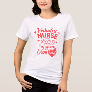 Kinderkrankenschwester Winzige Patienten Riesiges Tri-Blend Shirt